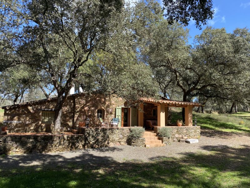 Naturaleza exterior de la Casita de Piedra, Sierra de Aracena, Huelva
